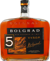 Бренди 0.7л 40% виноградный выдержанный 5 лет VVSOP Bolgrad бут