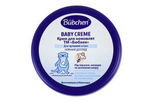 Крем для младенцев для чувствительной кожи Нежный уход Bubchen 150мл