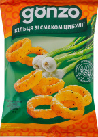 Кольца кукурузные со вкусом лука Gonzo м/у 40г