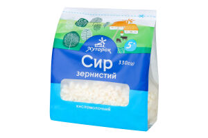 Творог 5% зернистый Хуторок м/у 330г