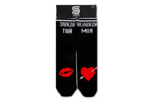 Шкарпетки чол Premier socks Завжди твій чор р25-29