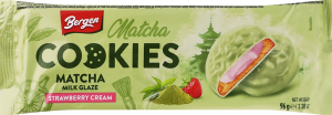 Печиво в шоколаді з полуничною начинкою Matcha Baileys Bergen м/у 96г