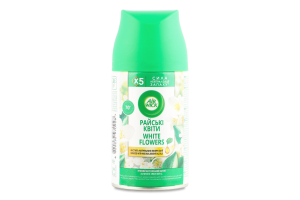 Балон змінний для автоматичного освіжувача повітря аерозольний Райські квіти Freshmatic Air Wick 250мл