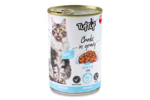 Корм д/котів TUFTUF 415г Риба (Польща)