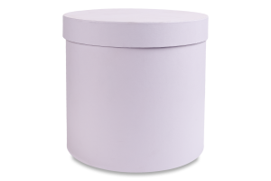 Коробка флористическая круглая 26*30 фиолет бумага