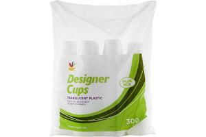 Ahold Cups Designer Translucent Plastic Value Pack - 7 OZ