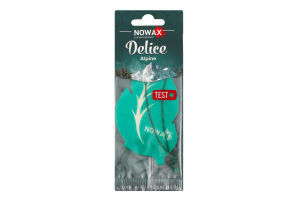 Ароматизатор д/авто Delice Alpine целюлоза Nowax