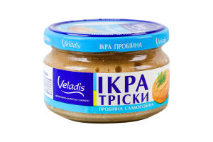 Икра трески пробойная Veladis сл/с с/б 180г