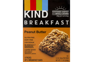KIND Breakfast Bars Peanut Butter - 4 CT