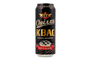 Квас живого бродіння Чорний 0,5л ж/б Опілля