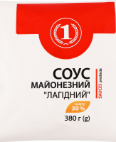 Соус майонезный 30% Нежный ТМ "1" м/у 380г