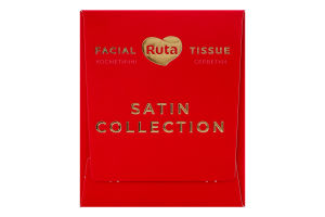 Салфетки косметические 2-х слойные Satin collection Ruta 80шт