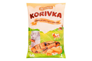 Конфеты неглазированные с молочным корпусом Korivka Roshen м/у 1кг