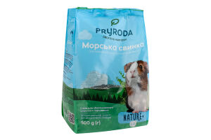 Корм повнораціонний для морських свинок Nature+ feed Pryroda м/у 500г