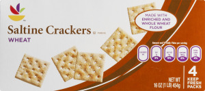 Ahold Saltine Crackers Wheat - 4 PK