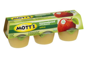 Mott's Unsweetened Applesauce Apple - 6 CT