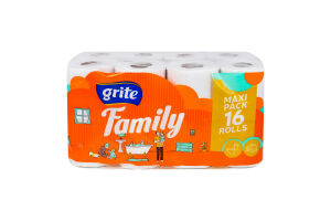 Папір туалетний Family Grite 16шт