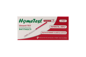 Експрес-тест д/ранньої діагностики вагітності ХомТест