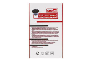Френч-прес скло 600мл №16931 PD-B0041-600 Yiwu Unigator Trading Co. Ltd 1шт