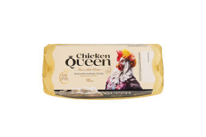 Яйца куриные пищевые столовые C0 Chicken Queen к/у 10шт