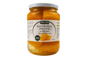 Персики Helcom половинки в сиропе