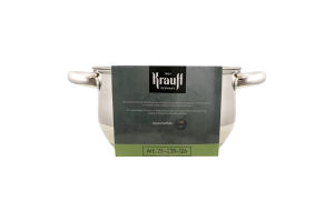 Каструля 4,5л з скляною кришкою 22см 26-238-126 Krauff