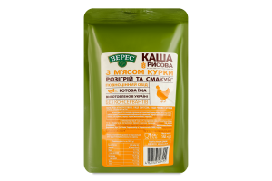 Каша рисовая с мясом курицы стерилизованная Верес д/п 350г