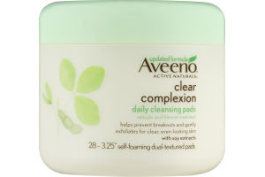 Aveeno Clear Complexion Daily Cleansing Pads - 28 CT