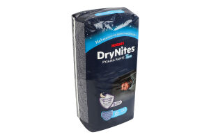 Трусики-подгузники для мальчиков от 13лет ночные 48-60кг Teen DryNites Huggies 9шт
