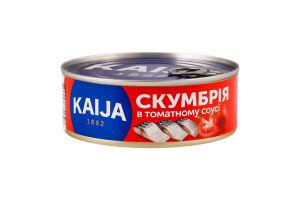 Скумбрия в томатном соусе Kaija ж/б 240г