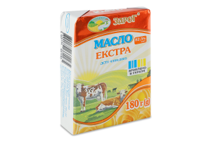 Масло Екстра солодковершкове 82,5% 180г ЗароГ