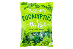 Карамель леденцовая Eucalyptus-menthol Roshen м/у 200г