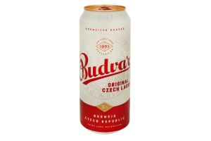 Пиво 0.5л 5% светлое B:Original Budwеiser Budvar ж/б