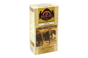 Чай чорний Uva Leaf of Ceylon Basilur Tea к/у 25х2г