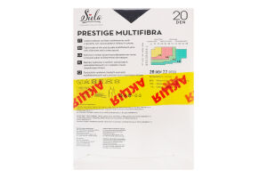 Набор колготок женских Siela Collant Collection Prestige Multifibra №SNA90963 20den 3 nero 2шт