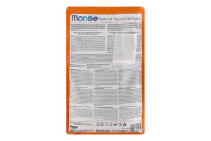 Корм сухой сбалансированный для стерилизованных котов с мясом утки Monoprotein Natural superpremium Monge м/у 1.5кг