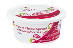 Ahold Cream Cheese Spread with Strawberries Soft