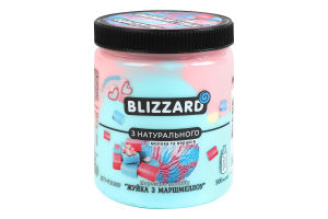 Мороженое 13% пломбир Жвачка с маршмеллоу Blizzard п/б 270г