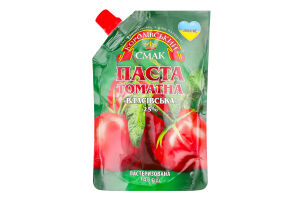 Паста томатная 25% Власовская Королівський смак д/п 140г