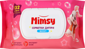 Серветки вологі Mimsy дитячі
