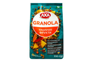 Гранола хрустящая Тропические фрукты Axa м/у 330г