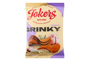 Грінки житньо-пшеничні Часник Jokers м/у 80г