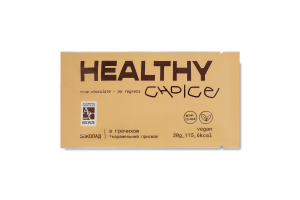 Шоколад з гречихою Healthy Choice м/у 20г