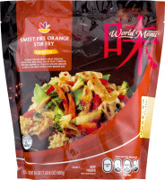 Ahold World Menu Chinese Sweet Fire Orange Stir Fry Chicken