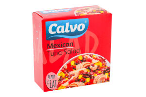 Салат мексиканский с тунцом Calvo к/у 150г