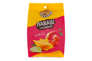 Лаваш жареный со вкусом креветки Хвилясті м/у 90г