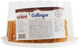 Торт бисквитный Севиндж Калачі п/у 600г