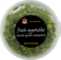 Ahold Diced Peppers Green
