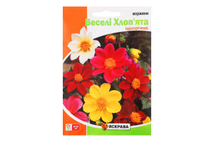 Насіння Квіти Жоржини Веселі хлоп"ята 2г Яскрава
