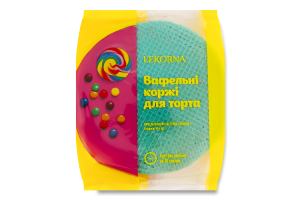 Коржі вафельні для торта Веселка Lekorna м/у 90г